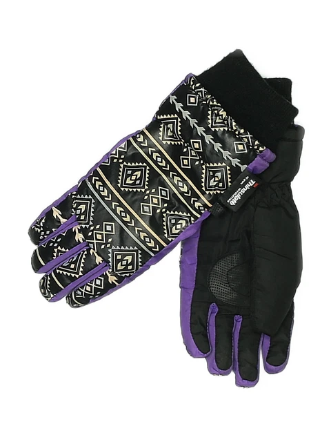 Justice Girls Black Gloves X-Small kids