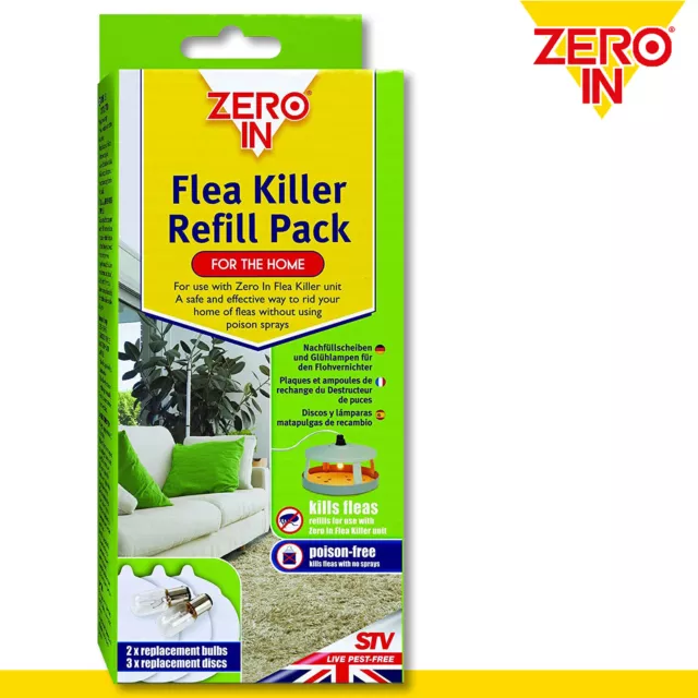 Zero In 1 Pack Flea Killer Refill Pack Nachfüllpackung Flohbekämpfungsmittel