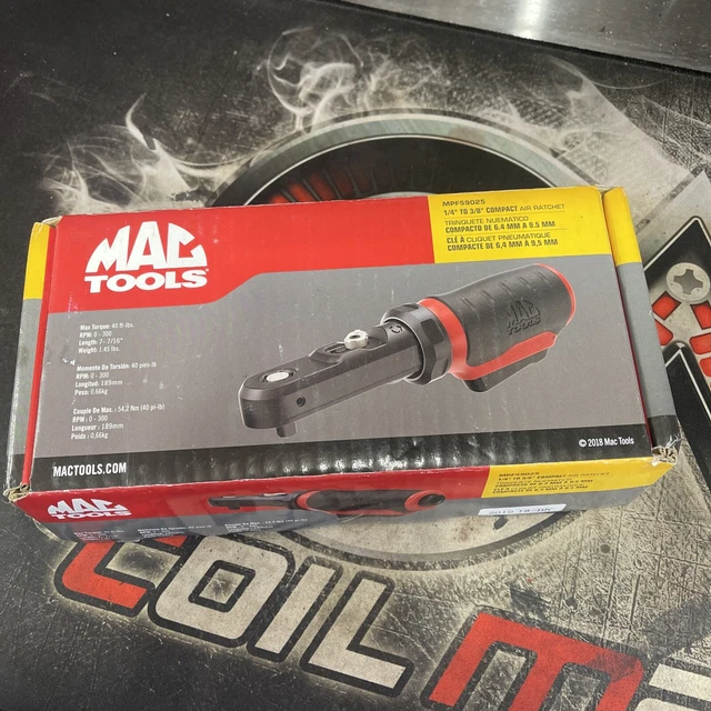 Mac Tools Air Ratchet Mac Tools Mpf59025. Mac Tools Compact Air Ratchet 3/8+1/4