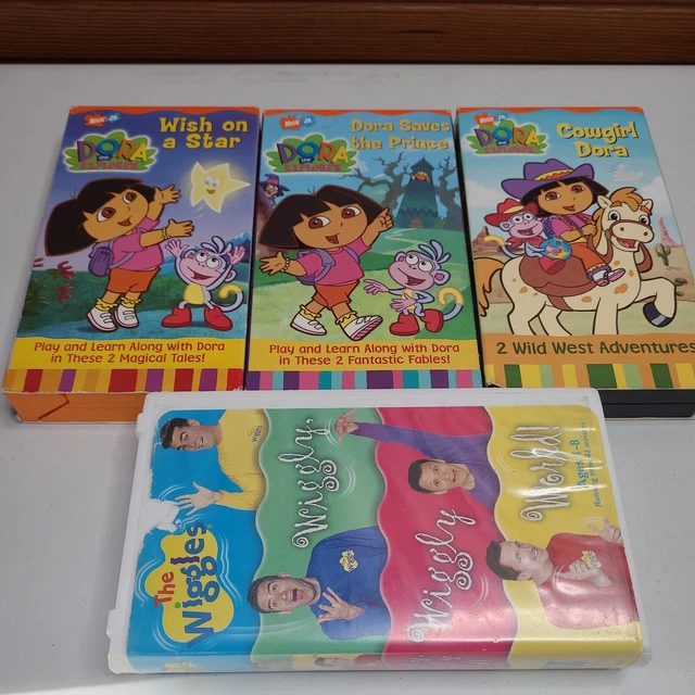 DORA THE EXPLORER Nickelodeon VHS Video Tape Nick Jr Movie Lot Wiggles ...