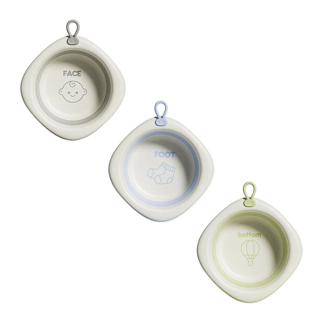 Yangshine Bassine à vaisselle pliable avec bouchon de vidange et