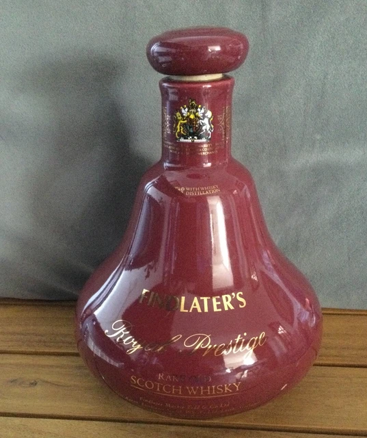 Wade Findlaters Royal Prestige Rare Old Scotch Whiskey Bottle 70cl With Stopper