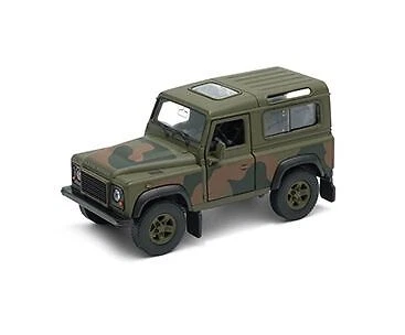Land Rover Defender Car Model LAND ROVER DEFENDER Army Diecast Scale Model Car 1:36 Boxed NEW £12.99 ...