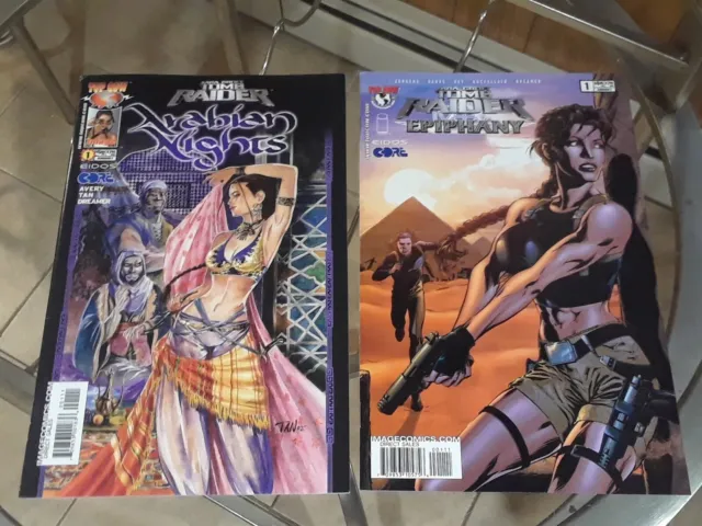 Tomb Raider: Arabian Nights #1 Billy Tan (2004) & Epiphany #1 (2003 Top Cow)
