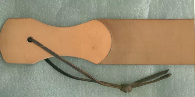 Tawse, Paddel, Klopfer, Spanking, Leder, Peitsche, SM, handgemacht