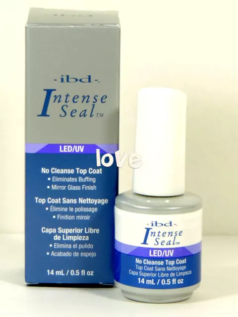 IBD INTENSE SEAL LED/UV Gel No Cleanse Top Coat 14ml/0.5fl.oz