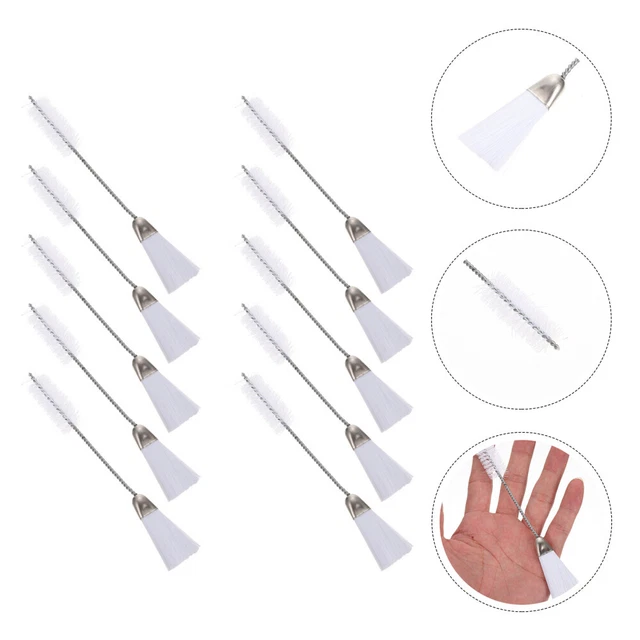 10 piezas cepillo de máquina de coser 15,5X2 cm acero inoxidable