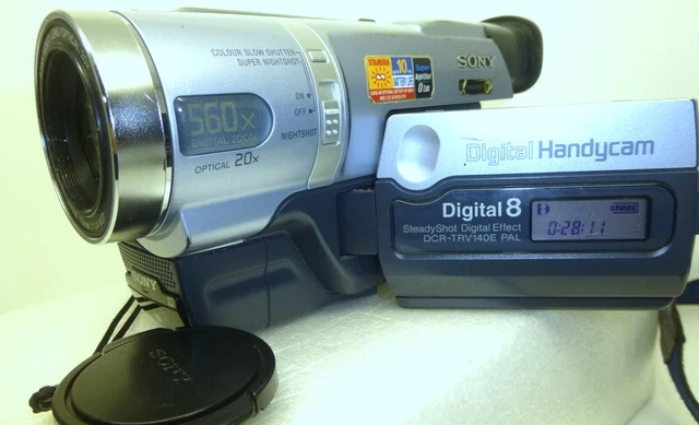 Caméscope Sony Handycam DCR-HC85E PAL – Complet Et Fonctionnel, Argenté