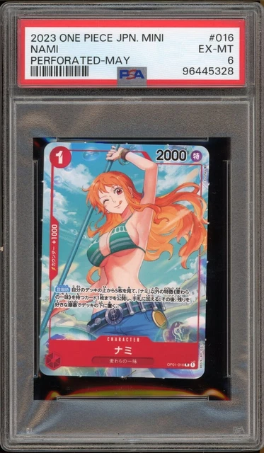 Nami OP01-16 Manga Custom One Piece Graded Display Case - Hong Kong