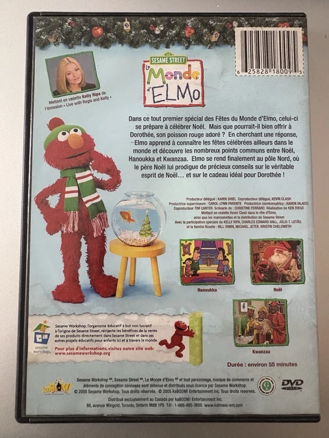 Kelly Ripa Elmo *DVD MOVIE SESAME Street Elmo's World Happy Holidays! - Kelly Ripa $4. ...