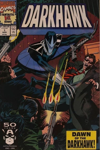 MARVEL COMICS - DARKHAWK #1 - 1ST APP - 1991 near mint to mint 1 per person