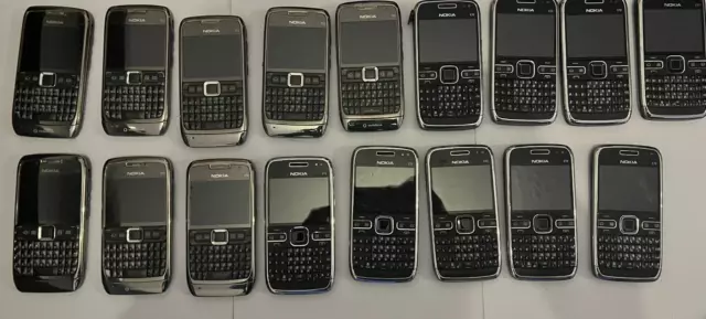JOBLOT x17 Nokia E71 AND E72 - Smartphones - FAULTY
