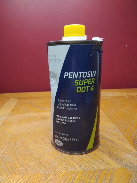  Pentosin 1204116 Corrosion Resistant Super Dot 4 Brake Fluid; 1  Liter : Automotive