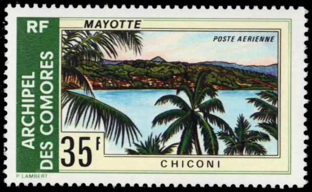 COMORO ISLANDS C63 - Views of Mayotte "View of Chiconi" (pb85723)