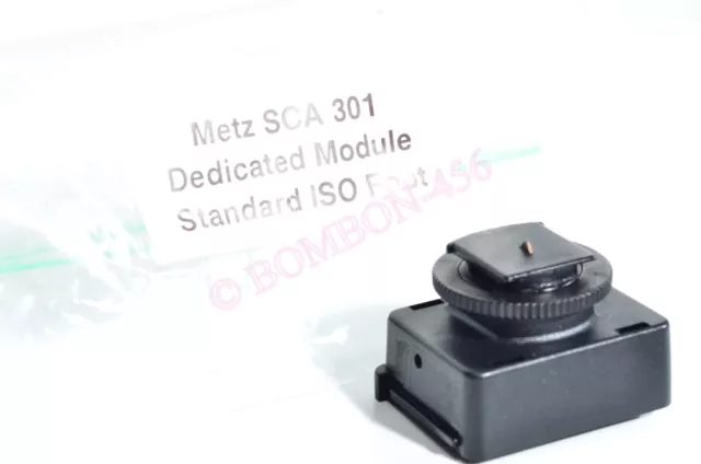 ✅ Metz SCA-301 Standard Non-Dedicated Hot Shoe Flash Adapter.- XLNT✅ AA11