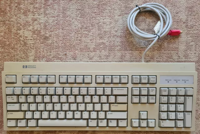 HP Hewlett Packard Wired Keyboard (Model: FDA-104EB)