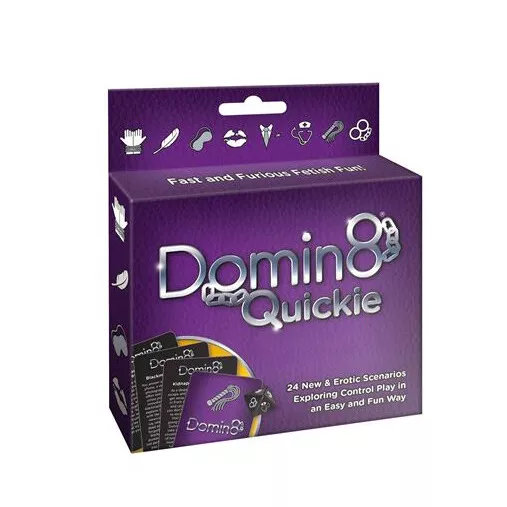 Domin8 Quickie Naughty Funny Adult Sex Card Game 24 Brand New Erotic Scenarios