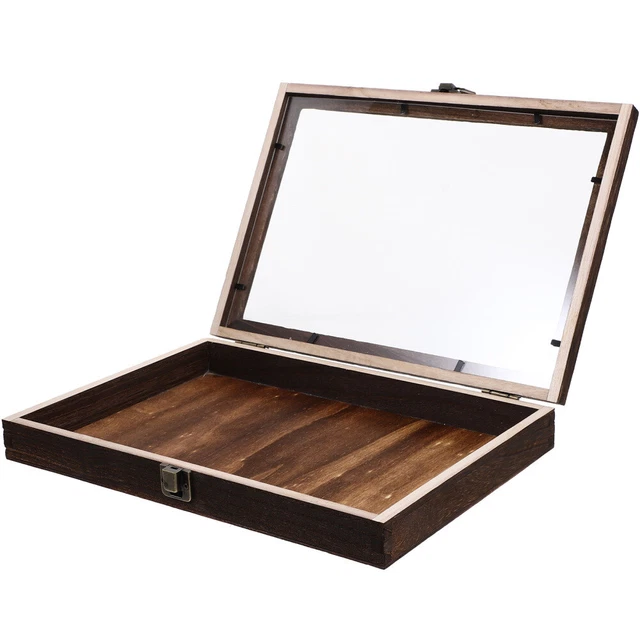 Schmetterling Schattenbox Vitrine - Holz Display Für Insekten & Pflanzen