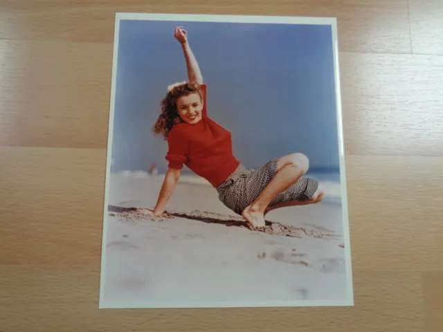 1945 Vintage Originale Marilyn Monroe Photo 25Cmx20Cm Photograph Andre De Dienes