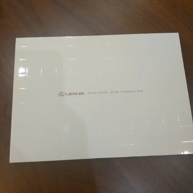 LEXUS GS430 GS350 sc430 promotion DVD $39.74 - PicClick