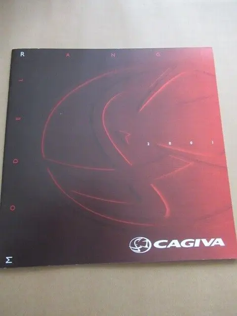 Cagiva 2001 model range motorcycle sales brochure, Mito 125