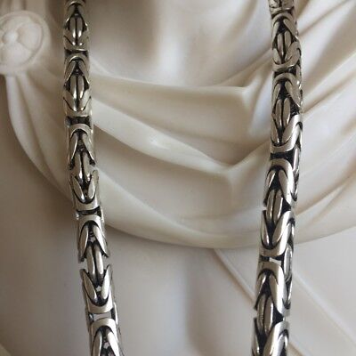 Bali fatto a mano in solido argento Sterling catena Bizantina collana 50,8  61 cm mm 