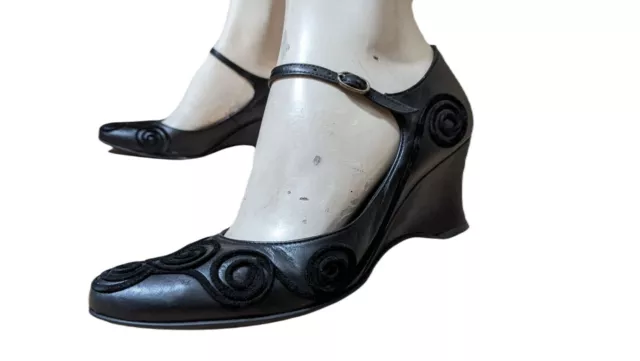 💕 Hispanitas Pointure 38 💕  escarpins cuir noir femme chaussures talon