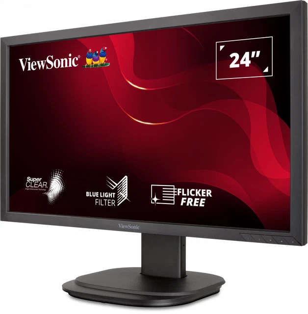ViewSonic VG2439SMH-2 24" Widescreen VA LCD Monitor with Speakers New & Sealed