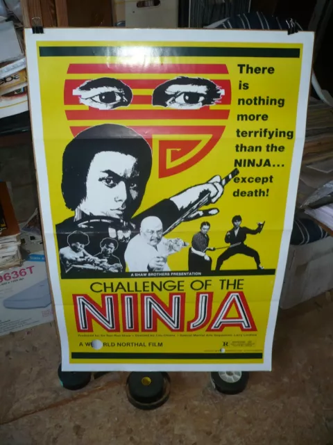 CHALLENGE OF THE NINJA, orig 1-sh / movie poster [Shaw Brothers] - martial arts