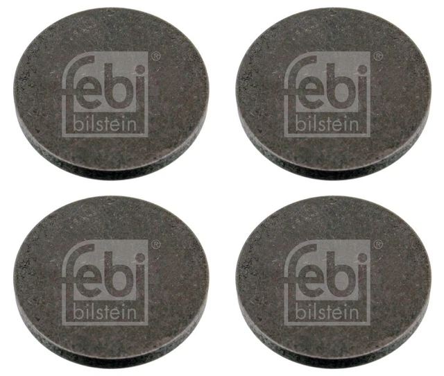4x FEBI PIASTRE DI REGOLAZIONE VALVOLA SHIMS Ø31mm x 3,3mm REGOLAZIONE VALVOLE adatte