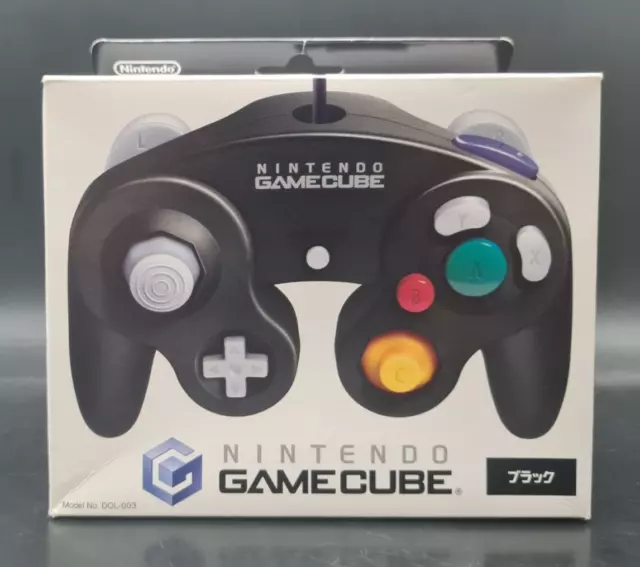 Manette Nintendo Gamecube Noire Black Controller en boîte Boxed - Très Bon Etat