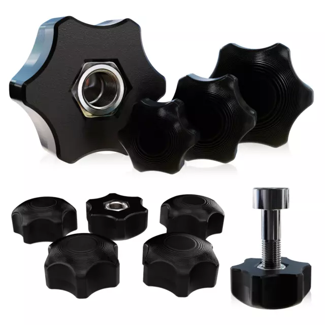 VSOLS en Forme d'étoile M4 M5 M6 M8 M10 M12 poignée en Plastique serrer