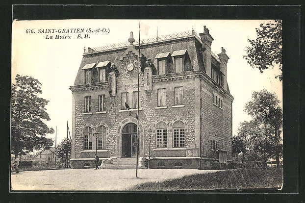 CPA Saint-Gratien, La Mairie
