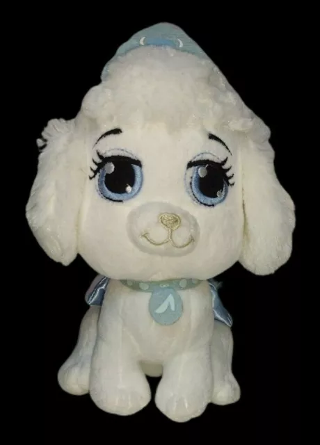 "Disney Princess Palace Mascotas Calabaza Cachorro Cachorro Blanco Perro Juguete de Peluche 7,5"