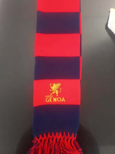 Sciarpa  Scarf Football Calcio Genoa 1893. Ricamata Official Store