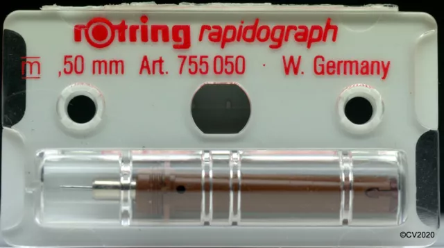 Rotring 755 050 rapidograph 0,50 mm - Zeichenkegel - NOS