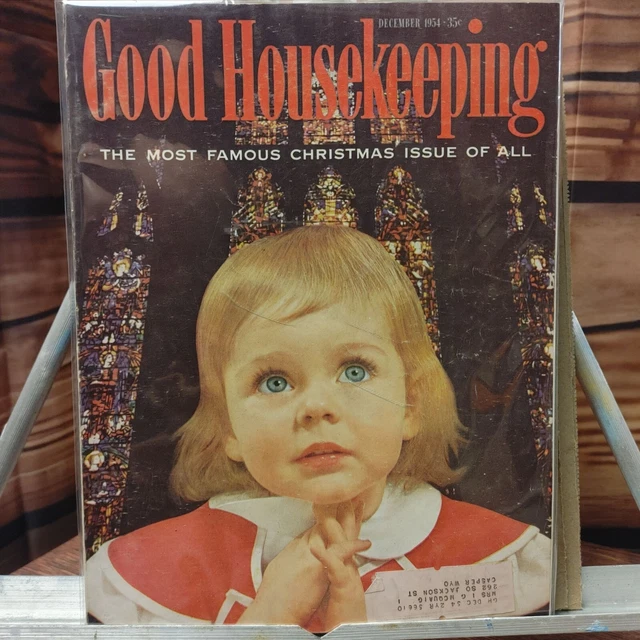 VINTAGE GOOD HOUSEKEEPING December 1954 "The Most Famous Christmas