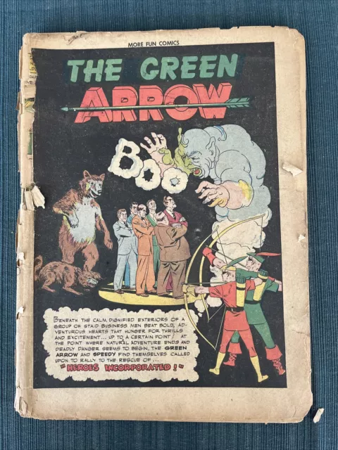 More Fun Comics, DC # 95. Golden Age 1944. Spectre, Dr. Fate, Green Arrow, Etc