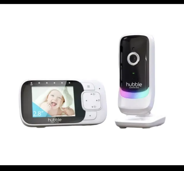 Hubble nursery 2.8 inch view glow baby monitor