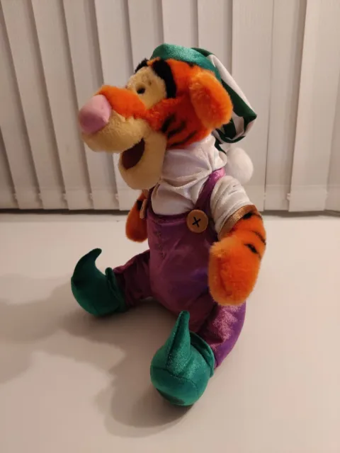 Tigger Elf Plush Toy Disney Store Exclusive Winnie the Pooh 13” Christmas