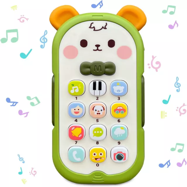 Smartphone Smart Spielzeug Handy Baby Telefon mit Sound For Weihnachtsgeschen DE