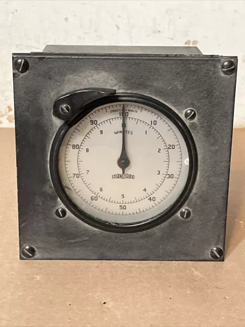 Standard Electric Time Master Clock Accessory Timer?? Gauge?? 1/1000s Minute