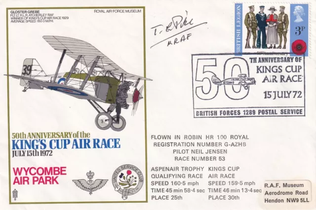 S9 Wycombe Air Park Signed  by MRAF Sir Thomas G Pike Pilot WW11