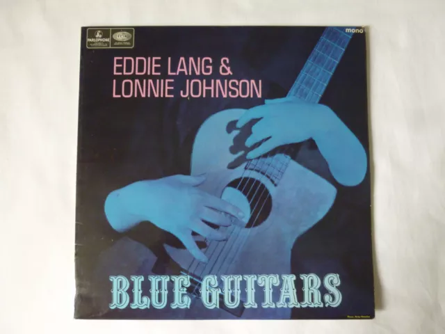 BLUE GUITARS ~ EDDIE LANG & LONNIE JOHNSON ~ NrM/EX ~ 1967 UK MONO JAZZ VINYL LP 2