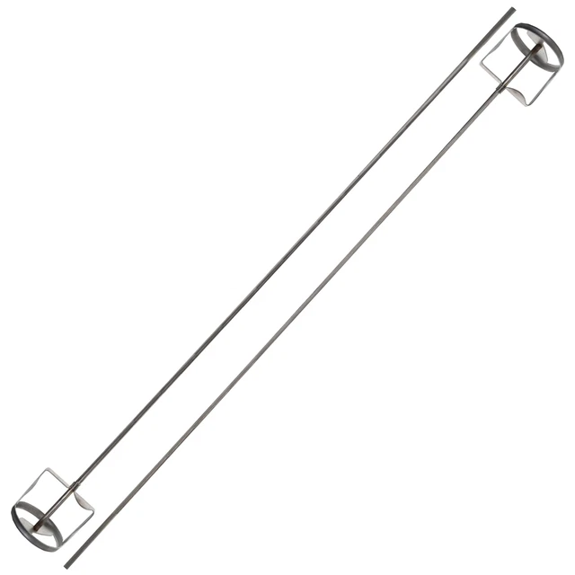 Jiffy Mixer Co. HS-3 1/4" eje mezclador de acero inoxidable 1-2 galones hoja (paquete de 2)