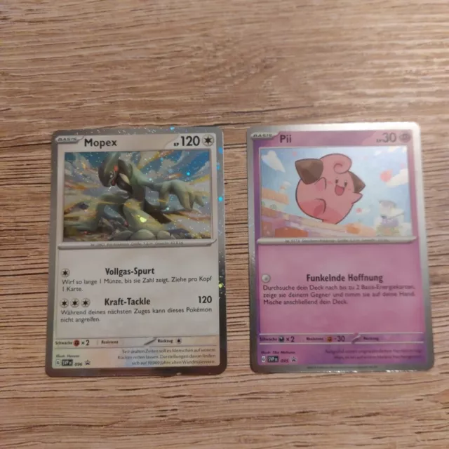 Pokemon Sammelkarten Gewalten Der Zeit Promo Karten Pii Mopex SVP 095 096