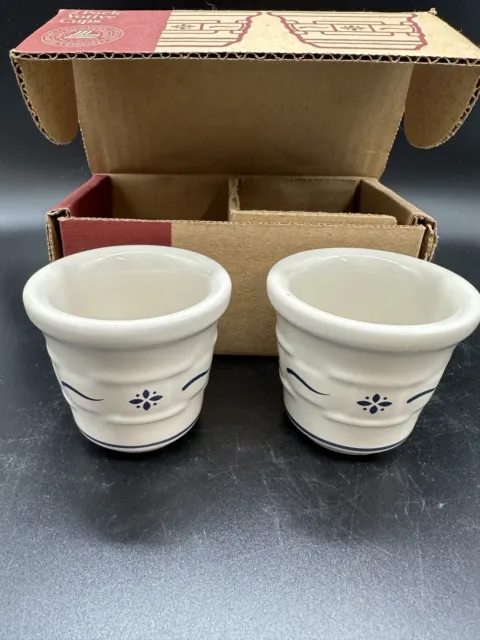 votive Cups By Longaberger 2 Pack Pottery NIB