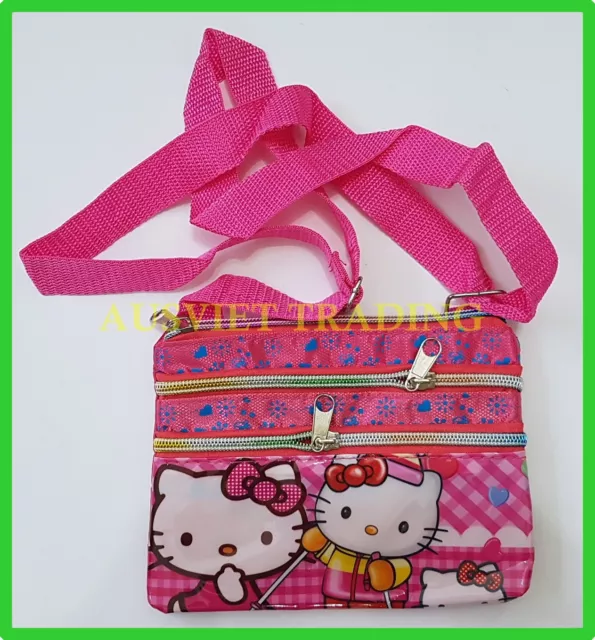 Brand new Hello Kitty kids cartoon fashion hip Bag crossbody girls purse