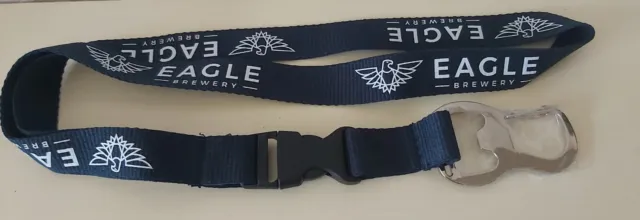 Eagle Brewery Lanyard Bottle Opener Drinks Advertising