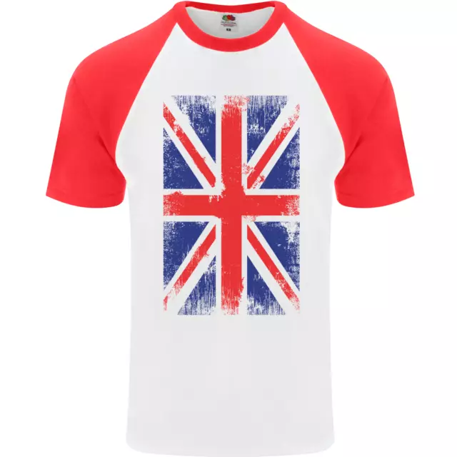 King Charles Couronnement Union Jack Drapeau Grande-Bretagne HOMMES S/S T-Shirt
